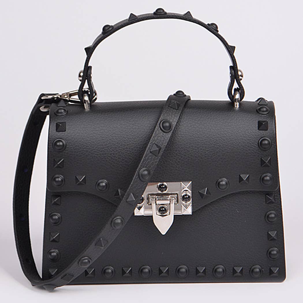 Monotone Studded Clutch | Ladies' Apparel – Image & Stylez