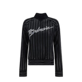 Balmain Black Elastane Sweatshirt