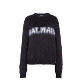 Balmain Black Mohair Sweatshirt