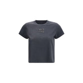 Alexander Wang Black Cotton T-Shirt