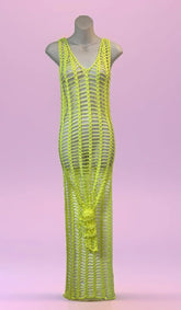 Stare Crochet Dress, sexy beach cover-up, swimwear overlay.