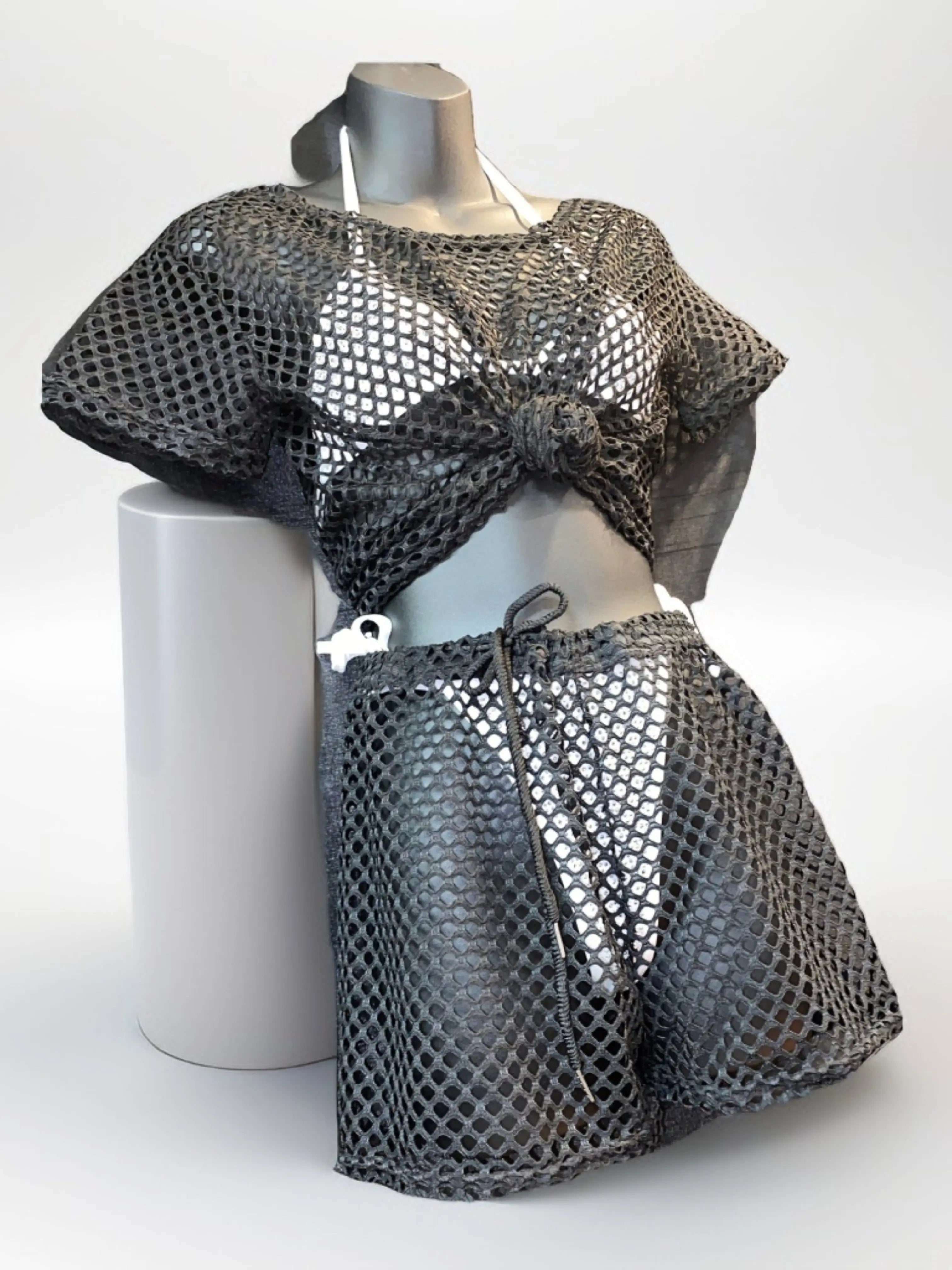 Image & Stylez LLCSummer Bliss Cover-Summer Bliss Cover-Up SetTrendy Breathable Fishnet Cover-Up Shorts Set that can be worn over your swimwear. Perfect for your next beach day, pool day or vacation.
Note: Cover-up set only!! Bswimwear