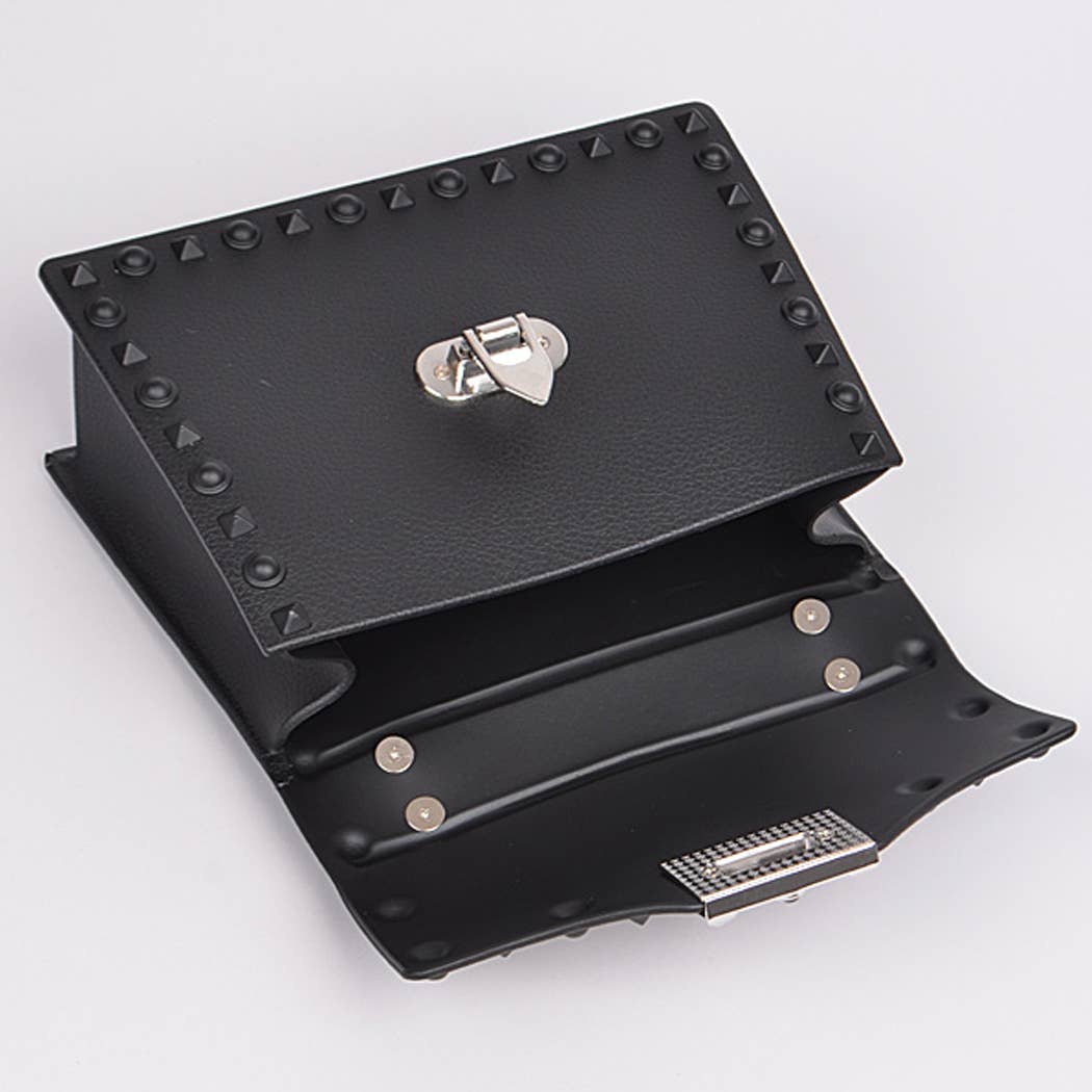 Monotone Studded Clutch | Ladies' Apparel – Image & Stylez
