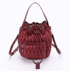 Ladies' Apparel - Leather Bucket Bag | Image & Stylez