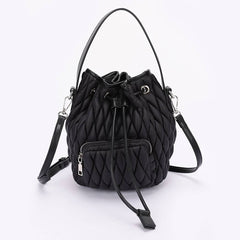 Ladies' Apparel - Leather Bucket Bag | Image & Stylez