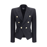 Balmain Black Wool Blazer