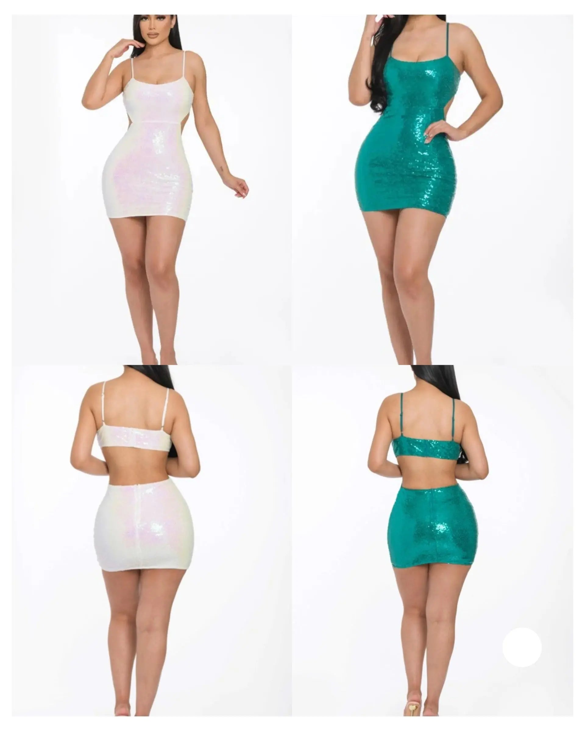 Women's Dresses - One Mini Sequin Dress | Image & Stylez