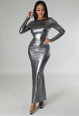 Womens Dresses – Shimmer In Style Maxi Dress | Image & Stylez