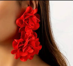 Women's Accessories | Floral Earrings - Bold Accessory Choice