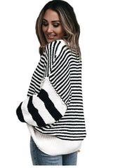 Women's Outerwear – Striped Knit Sweater | Image & Stylez