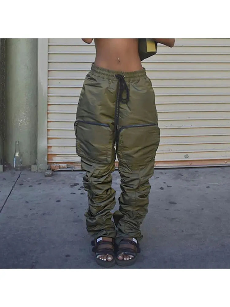 Image & Stylez LLCSelfie Queen Cargo PantsSelfie Queen Cargo PantsThis Chic and Trendy Cargo Pants is super cute and comfortable. Featuring drawstrings and ruched seams on the legs. The large pockets offers places to store small itpants