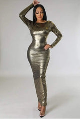 Womens Dresses – Shimmer In Style Maxi Dress | Image & Stylez