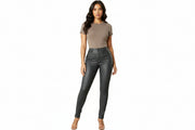 Sleek Physique High Waist Faux Leather Pants