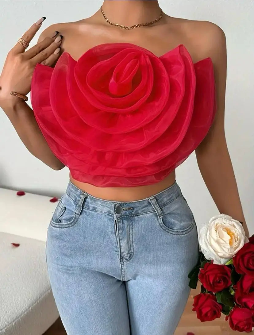 Image & Stylez LLCRose Tube TopKissed By A Rose Tube TopIntroducing the "Kissed By A Rose Tube Top", a stylish and comfortable top that is perfect for any occasion. Made with a soft and breathable material, this top is declothing