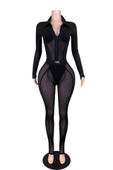 Fashion FWD Lifestyle Mesh Jumpsuit
