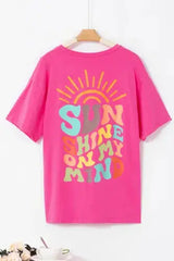 Image & Stylez LLCMind Graphic Women'Sunshine On My Mind Graphic Women's T-ShirtLooking for a comfortable and stylish T-Shirt that makes a statement? Look no further than our Sunshine On My Mind Women's T-Shirt! This high-quality tee is perfect T-Shirt