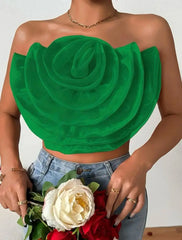 Image & Stylez LLCRose Tube TopKissed By A Rose Tube TopIntroducing the "Kissed By A Rose Tube Top", a stylish and comfortable top that is perfect for any occasion. Made with a soft and breathable material, this top is declothing