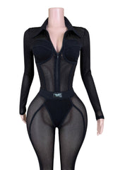 Fashion FWD Lifestyle Mesh Jumpsuit