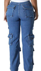Stay Ready Cargo Denim Pants