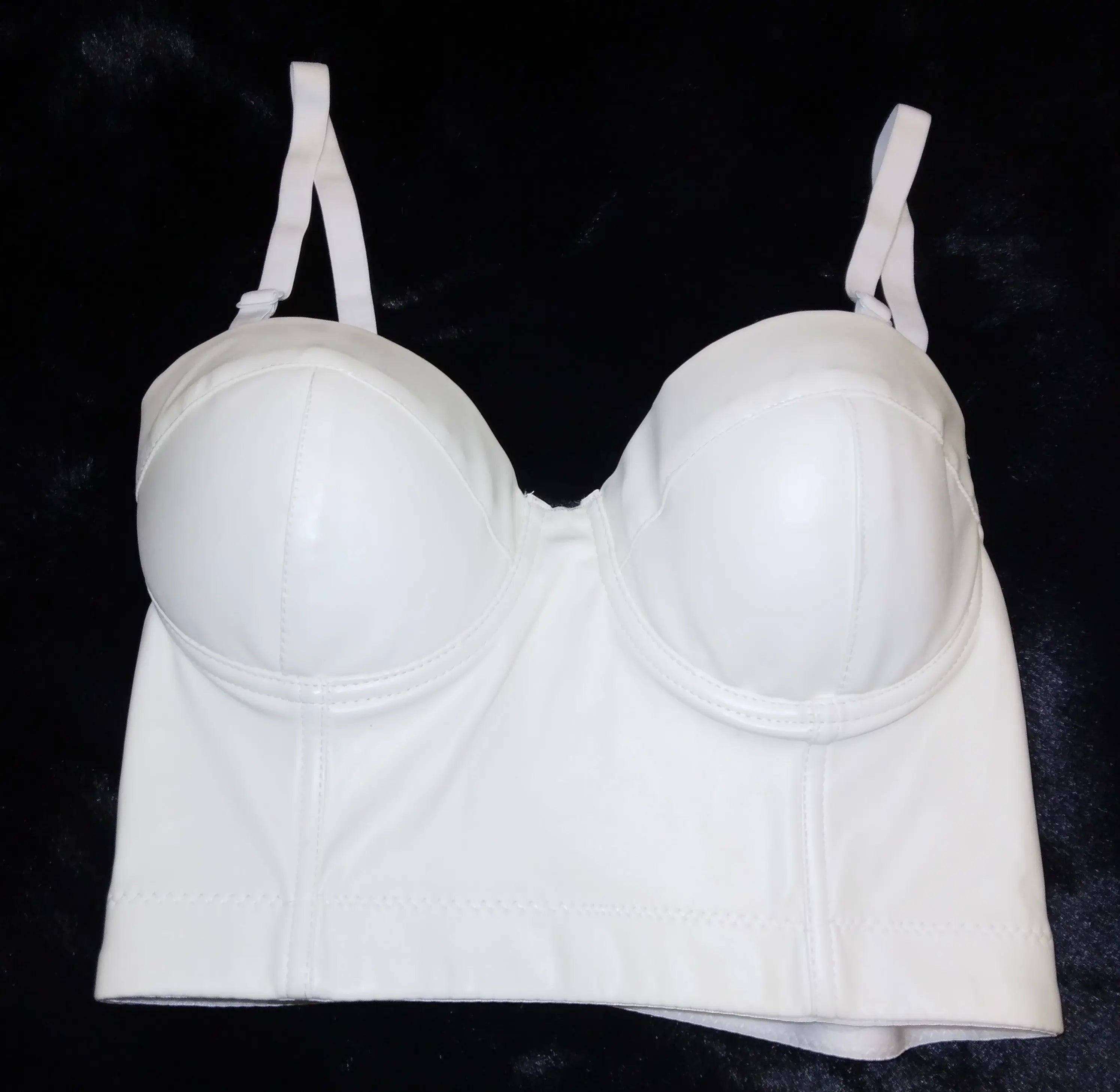 Image & Stylez LLCGirl BustierThe It Girl BustierWomen’s Faux Leather Push Up Bustier.  Sleek, Sexy, Comfortable Design And Can Be Worn With Or Without Straps.