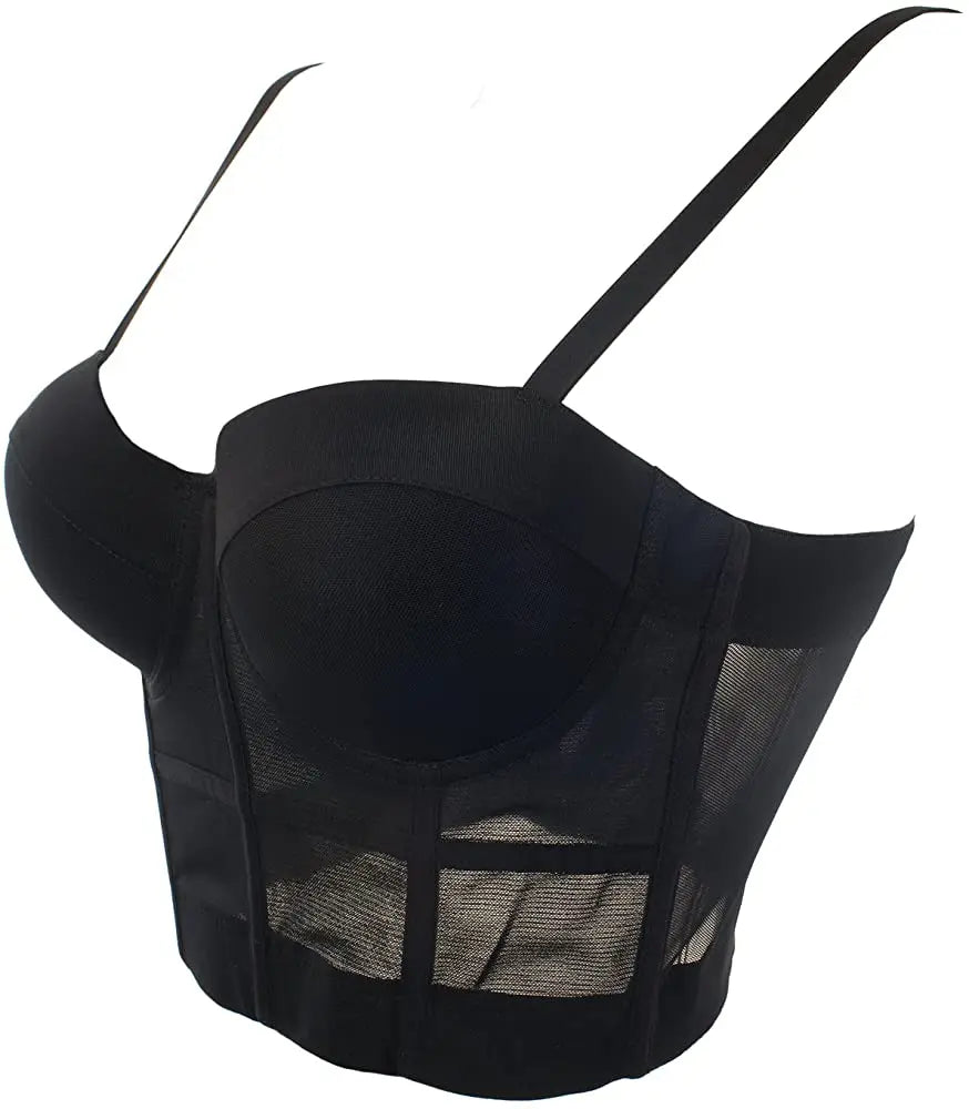 Image & Stylez LLCSheer Influence Mesh BustierSheer Influence Mesh BustierWomen’s Mesh Push Up Bustier. Breathable Material, Comfortable Design And Can Be Worn With Or Without Straps.