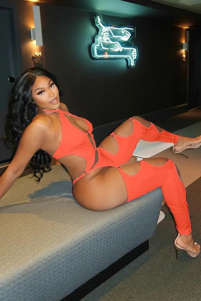 Sexy AF Cutout Jumpsuit