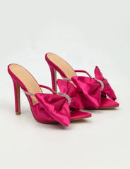 Image & Stylez LLCBarbie Dreams HeelsBarbie Dreams HeelsBreathtaking Luxurious Satin Heels With Rhinestone Details & Bow.new arrivals
