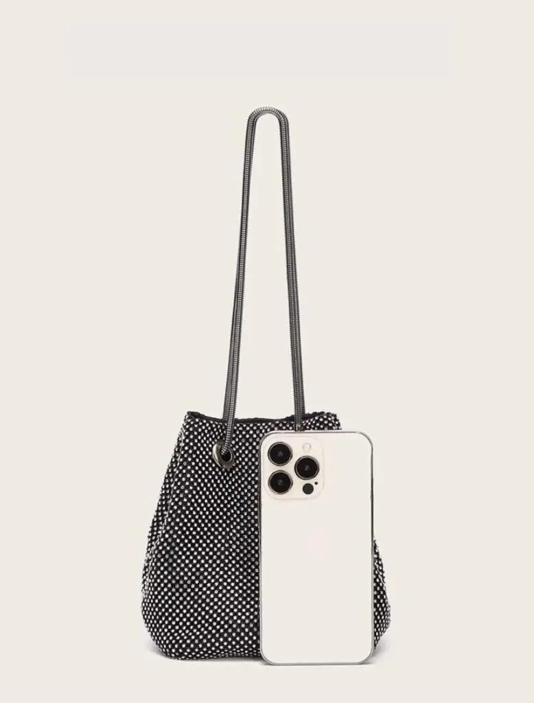 Image & Stylez LLCBucket BagBlinged Out Bucket BagGlamorous versatile blinged out bucket bag, perfect for ladies night out on the town or dinner dates.new arrivals