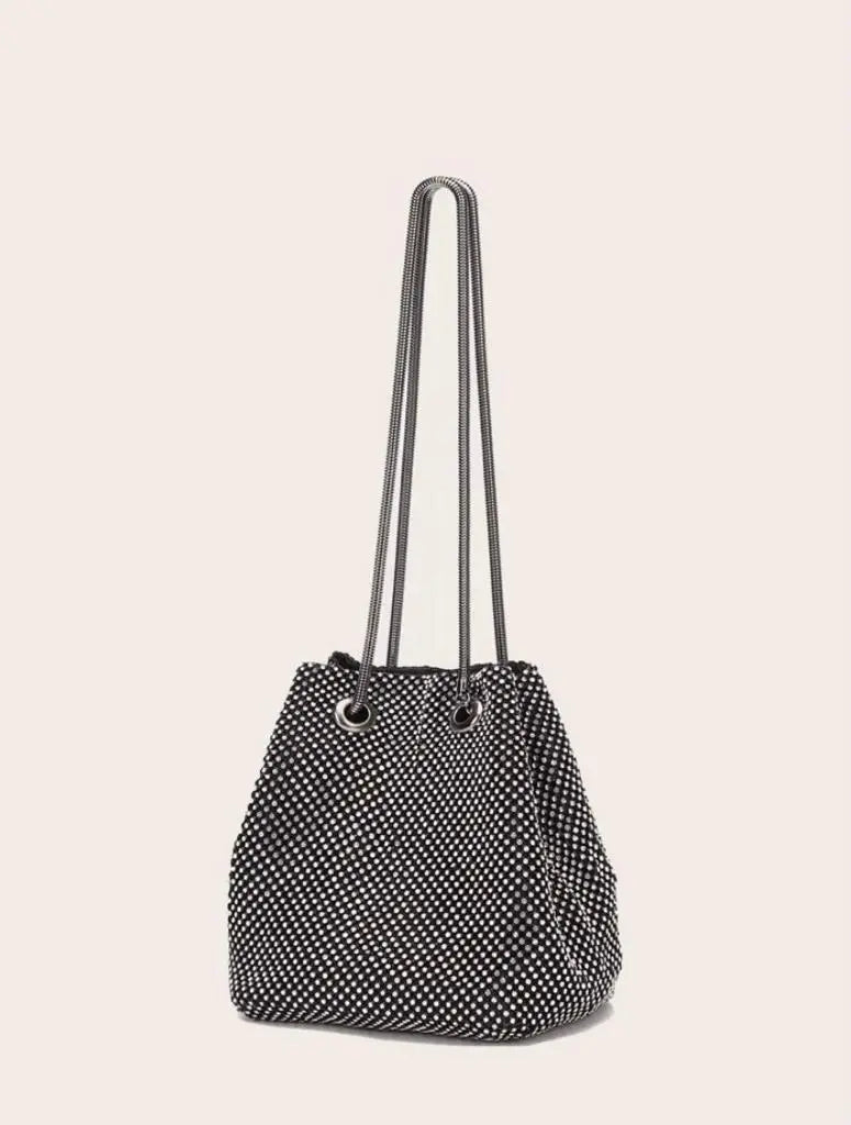 Image & Stylez LLCBucket BagBlinged Out Bucket BagGlamorous versatile blinged out bucket bag, perfect for ladies night out on the town or dinner dates.new arrivals
