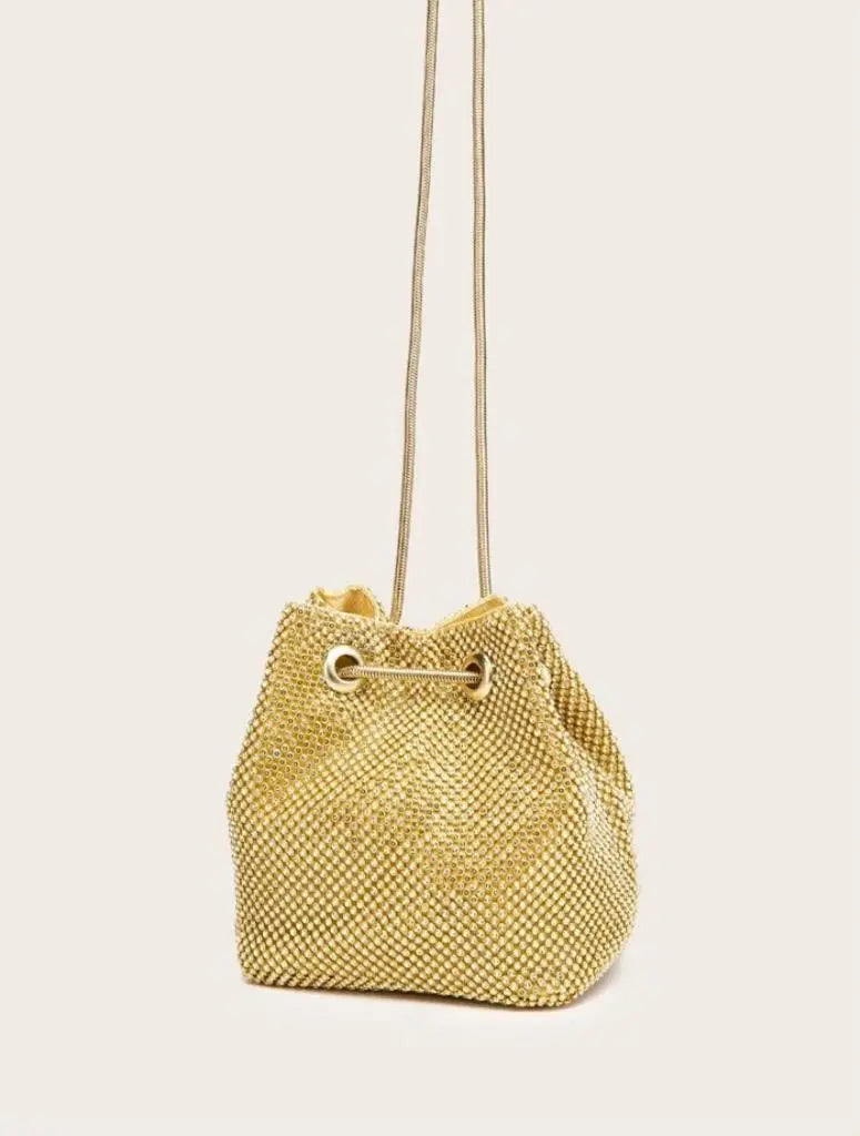 Image & Stylez LLCBucket BagBlinged Out Bucket BagGlamorous versatile blinged out bucket bag, perfect for ladies night out on the town or dinner dates.new arrivals