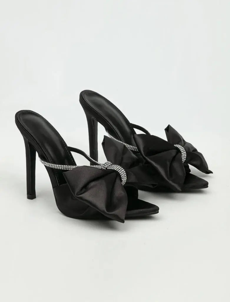 Image & Stylez LLCBarbie Dreams HeelsBarbie Dreams HeelsBreathtaking Luxurious Satin Heels With Rhinestone Details & Bow.new arrivals