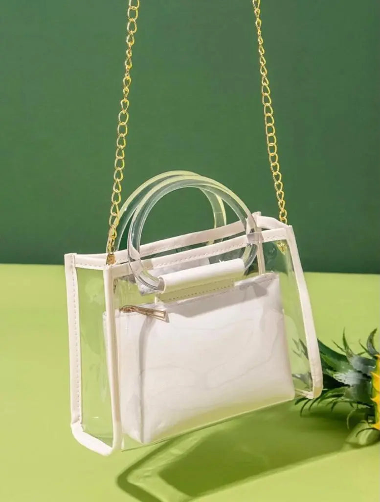 Image & Stylez LLCCity Girl Clear BagCity Girl Clear BagCute clear bag with handles and pouch included.new arrivals