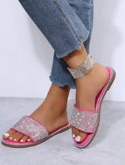 Image & Stylez LLCSummer Bling SandalsSummer Bling SandalsPink with rhinestones