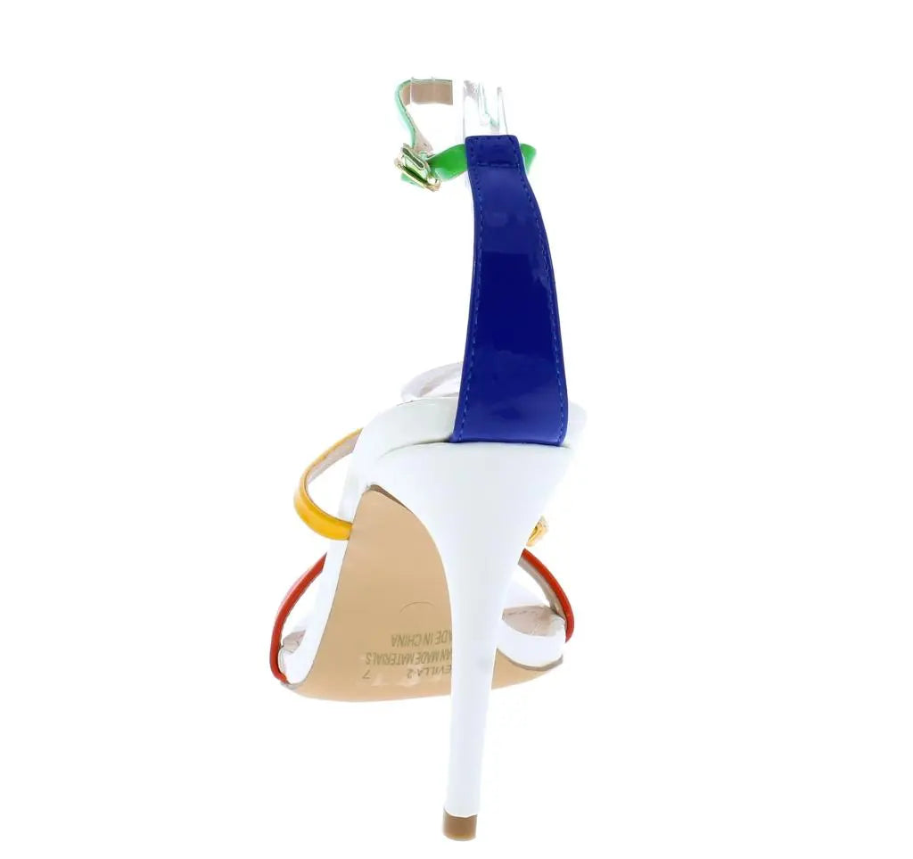 Image & Stylez LLCLiving Color HeelsIn Living Color HeelsStylish Strappy Heels With Color Block Design
Heel Height Approximately 4 inchesheels