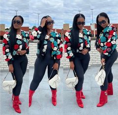 Image & Stylez LLCAverage SweaterNot Your Average SweaterTrendy Plush Floral Print Cardigan Long Sleeve Button Down Casual Knit Sweater. This bomber style sweater has a very soft texture and can be worn with your choice ofsweater