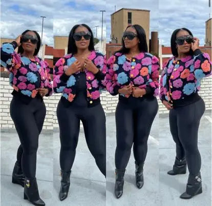 Image & Stylez LLCAverage SweaterNot Your Average SweaterTrendy Plush Floral Print Cardigan Long Sleeve Button Down Casual Knit Sweater. This bomber style sweater has a very soft texture and can be worn with your choice ofsweater