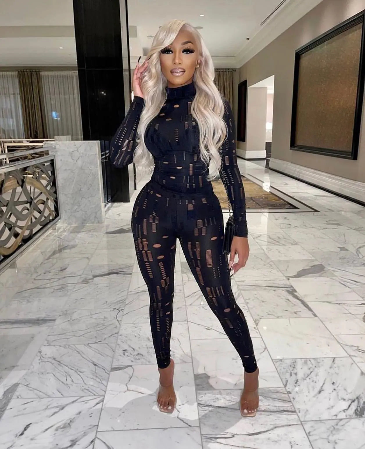 Luxe By Design set with leggings and top for a sleek, sophisticated look.