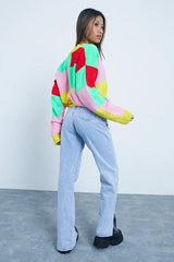 Image & Stylez LLCChill Color Block Knitted CardiganChill Color Block Knitted CardiganThis cardigan is a must-have for any wardrobe. Its cozy knit fabric will keep you warm and comfortable, while the color block design adds a touch of style. Made withCardigan