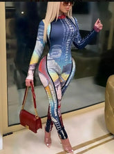 Womens Multicolor Jumpsuit