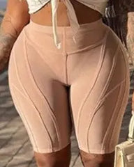 Image & Stylez LLCSummer Sexy Mesh TightsSummer Sexy Mesh TightsElastic Mesh Sexy Summer Biker Shorts