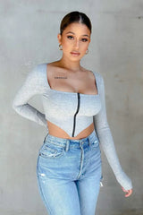 Image & Stylez LLCRibbed ZipToo Hot For You Ribbed Zip Up TopThis ribbed zip up top offers a sleek and stylish addition to any wardrobe. Its lightweight and breathable fabric provides comfort, while the ribbed design adds textTights