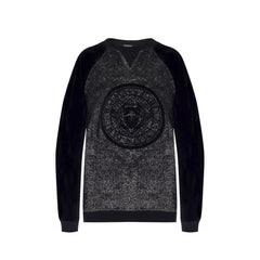 Balmain Black Elastane Sweatshirt