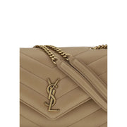 Saint Laurent Beige Calf Leather Bos Taurus Shoulder Bag