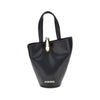 Jacquemus Black Calf Leather Bos Taurus Shoulder Bag