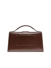 Jacquemus Midnight brown Leather Le Grand Bambino Handbag