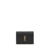 Saint Laurent Black Calf Leather Bos Taurus Wallet