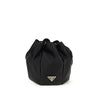 Prada Black Silk Backet Bag