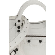 Balenciaga White Calf Leather Bos Taurus Handbag