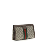 Gucci Brown Fabric Handbag