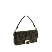 Fendi Brown Recycled Polyester Shoulder Bag